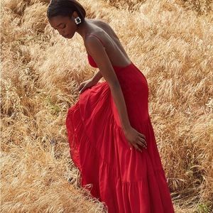 NWT Sz 2 Red Reformation Fiji Dress - Unworn and in excellent condition!